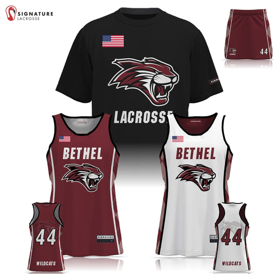 Bethel Youth Lacrosse Women's 3 Piece Game Package - Basic 2.0 - S/S Shooter Shirt Signature Lacrosse