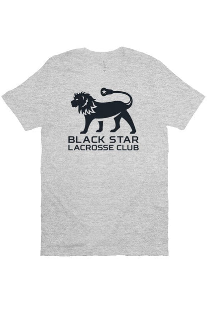 Black Star Adult Cotton Short Sleeve T-Shirt Signature Lacrosse