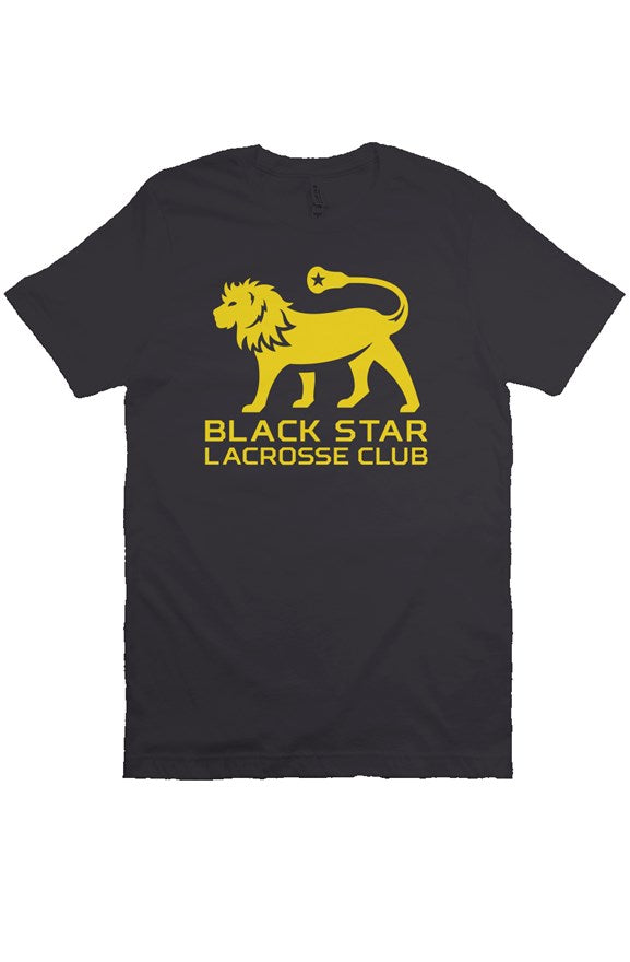 Black Star Lacrosse Adult Cotton Short Sleeve T-Shirt Signature Lacrosse
