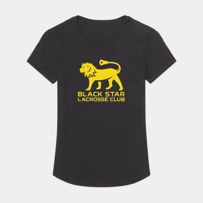 Black Star Lacrosse Adult Women's Sport T-Shirt Signature Lacrosse