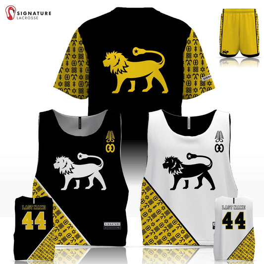Black Star Lacrosse Men's 3 Piece Player Game Package: Black Star Adults Signature Lacrosse