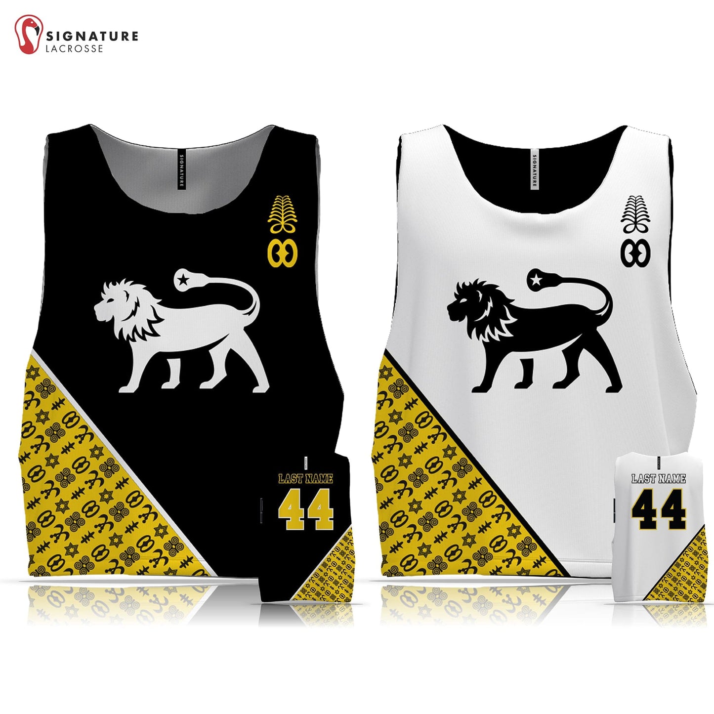 Black Star Lacrosse Men's Player Game Pinnie Signature Lacrosse