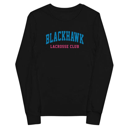 Blackhawk Lacrosse Youth Cotton Long Sleeve T-Shirt Signature Lacrosse