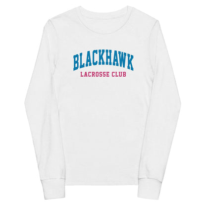 Blackhawk Lacrosse Youth Cotton Long Sleeve T-Shirt Signature Lacrosse