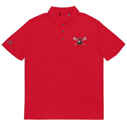 Bowie Youth Lacrosse Adult Adidas Performance Polo Signature Lacrosse