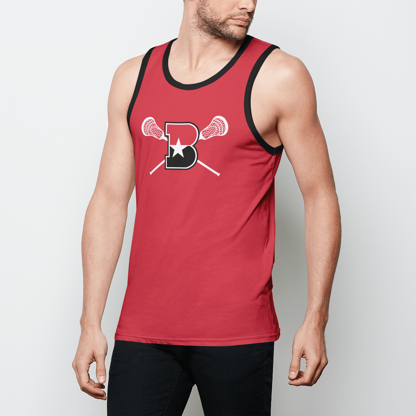 Bowie Youth Lacrosse Adult Men's Tank Top Signature Lacrosse