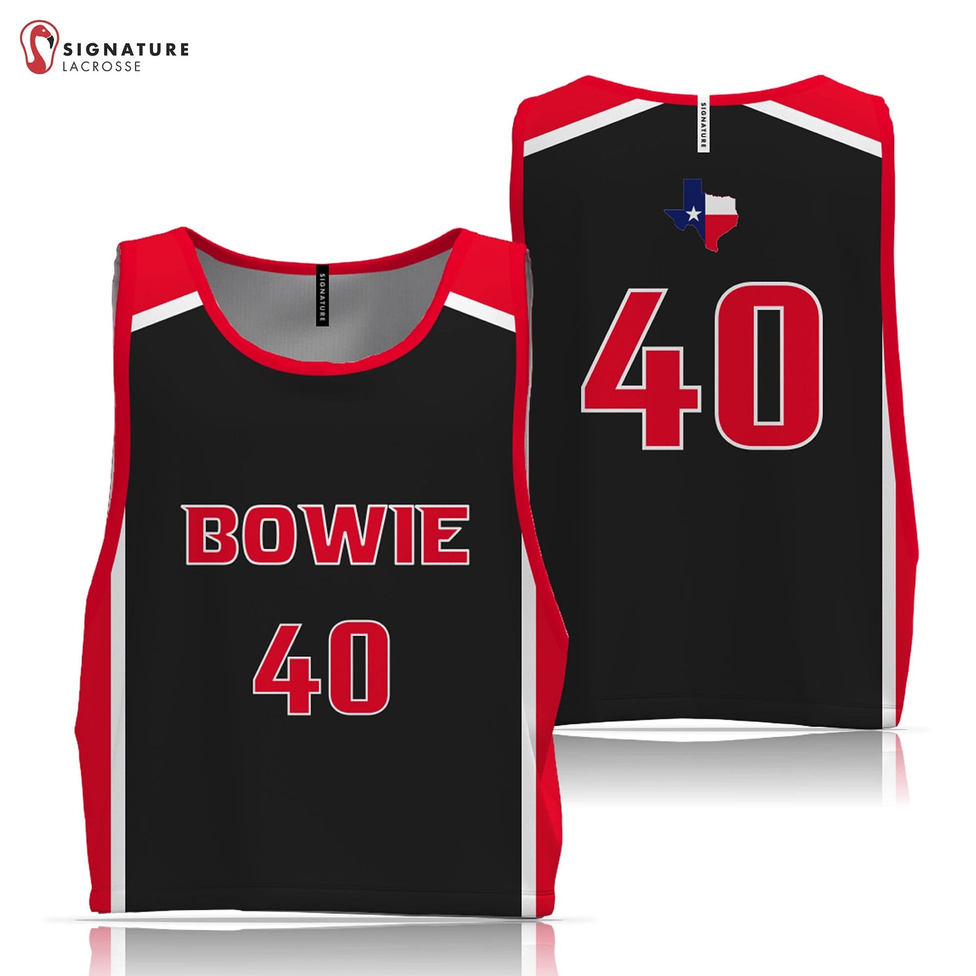 Bowie Youth Lacrosse Men's Pro Game Reversible Signature Lacrosse