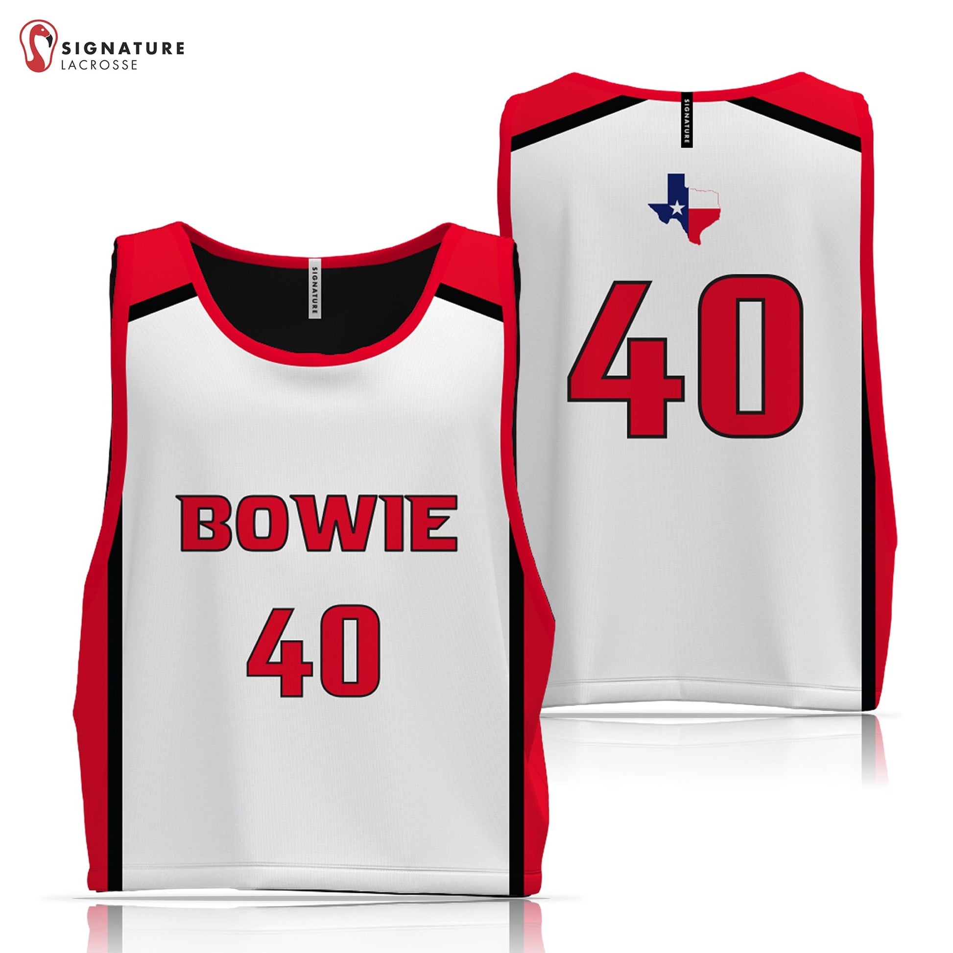 Bowie Youth Lacrosse Men's Pro Game Reversible Signature Lacrosse