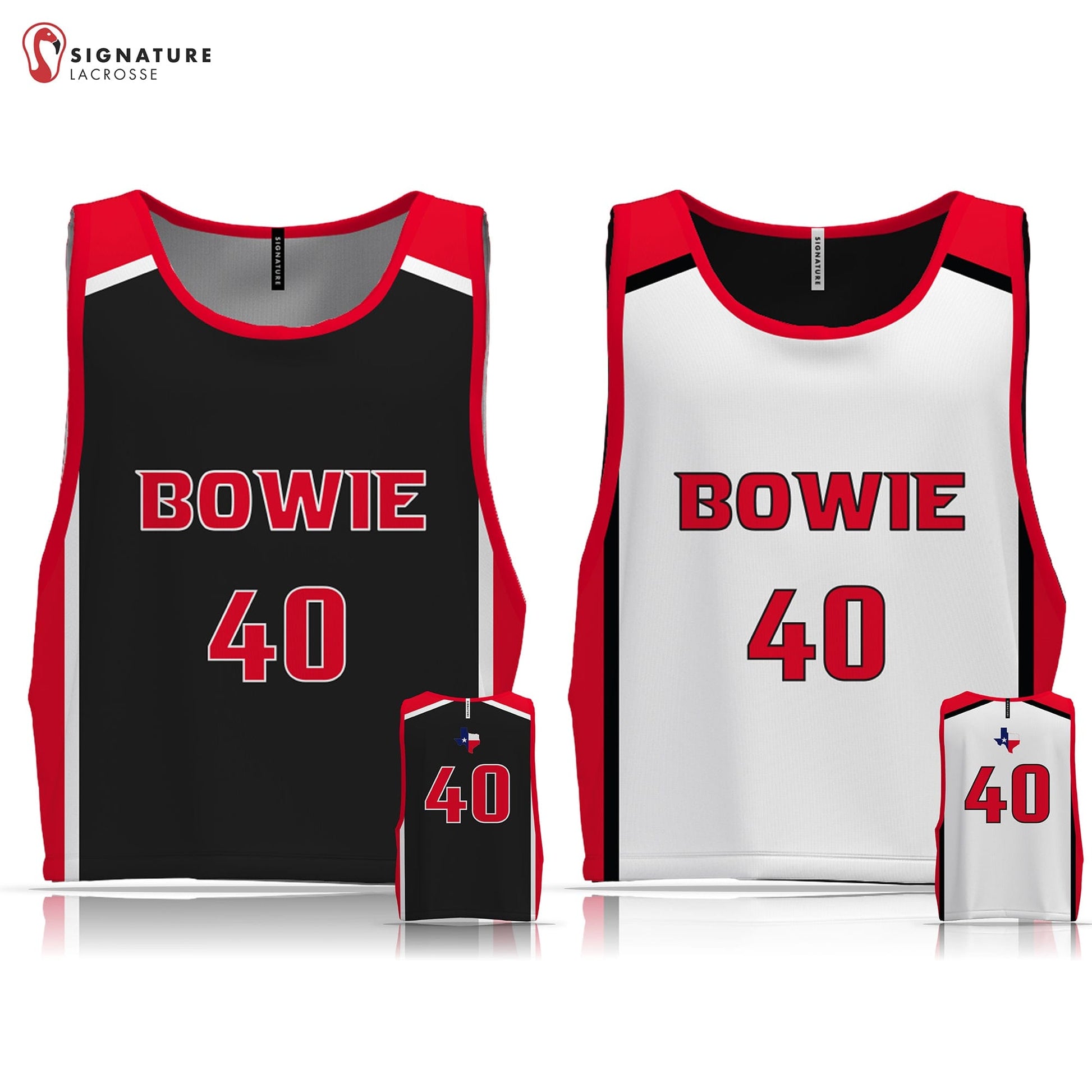 Bowie Youth Lacrosse Men's Pro Game Reversible Signature Lacrosse