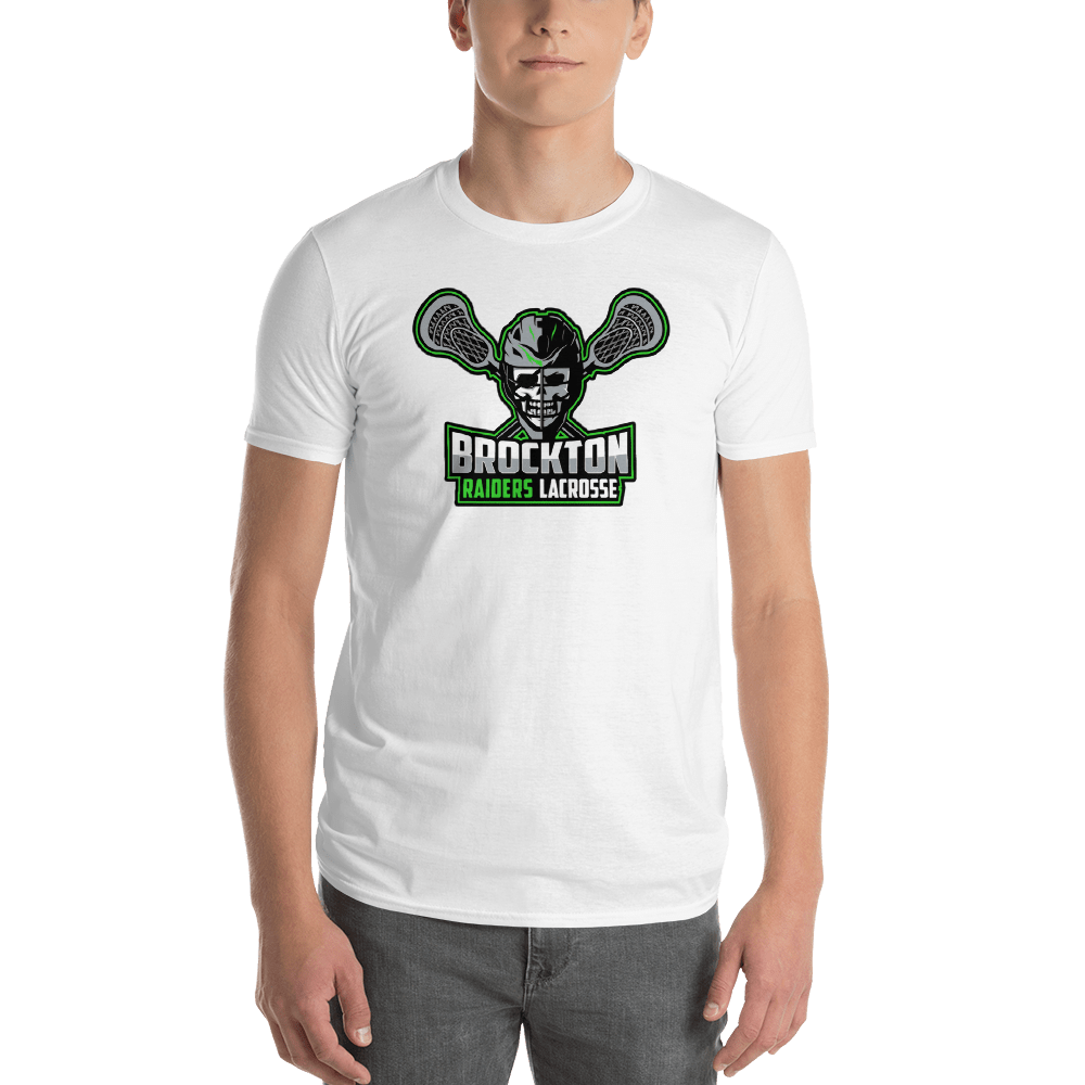 Brockton Raiders Youth Lacrosse Adult Premium Short Sleeve T -Shirt Signature Lacrosse