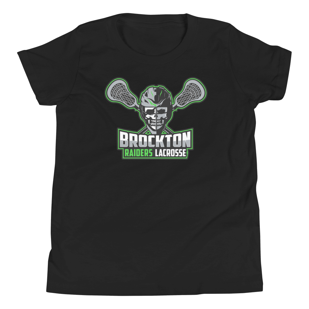 Brockton Raiders Youth Lacrosse Youth Premium Short Sleeve T-Shirt Signature Lacrosse