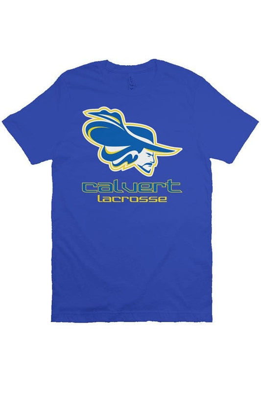 Calvert High School Adult Cotton Short Sleeve T -Shirt Signature Lacrosse