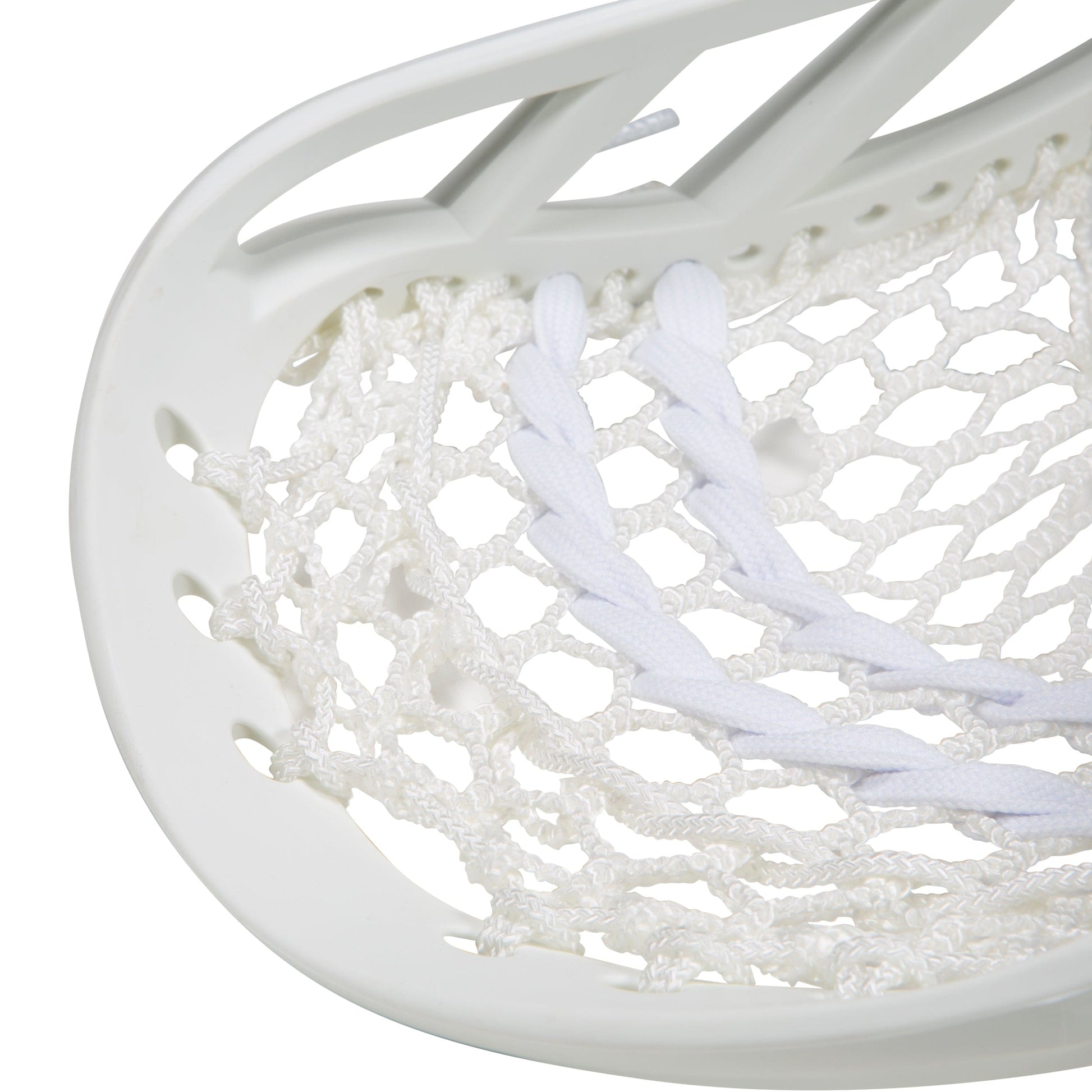 Carbon Pro Defensive Complete Lacrosse Stick | 60" | White Signature Lacrosse