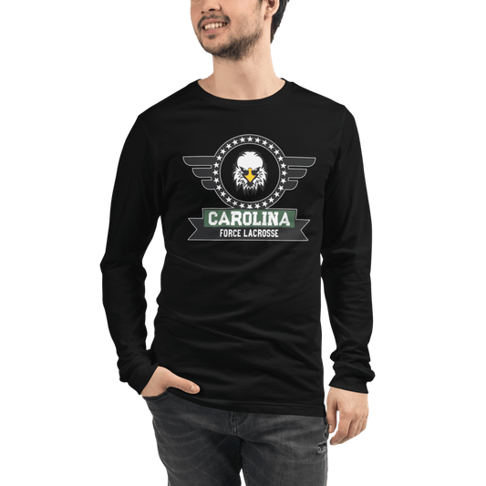 Carolina Force Adult Premium Long Sleeve T -Shirt Signature Lacrosse