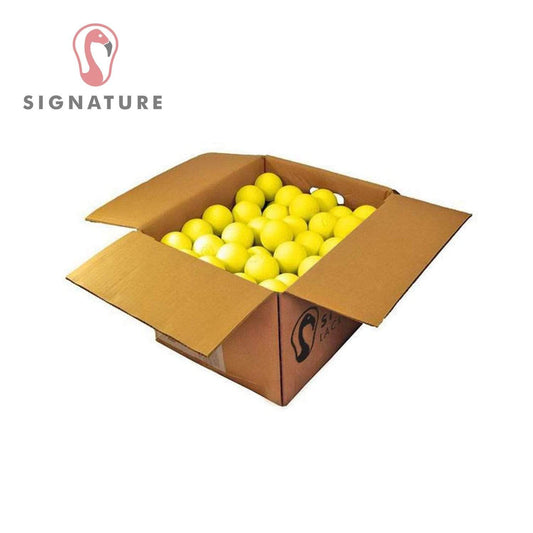 Case of 120 Signature Premium 1.8 CLA Lacrosse Balls | Yellow Signature Lacrosse