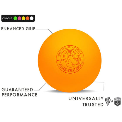 Case of 120 Signature Premium CLA Lacrosse Balls Signature Lacrosse