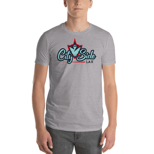 City Side Lax Adult Premium Short Sleeve T -Shirt Signature Lacrosse