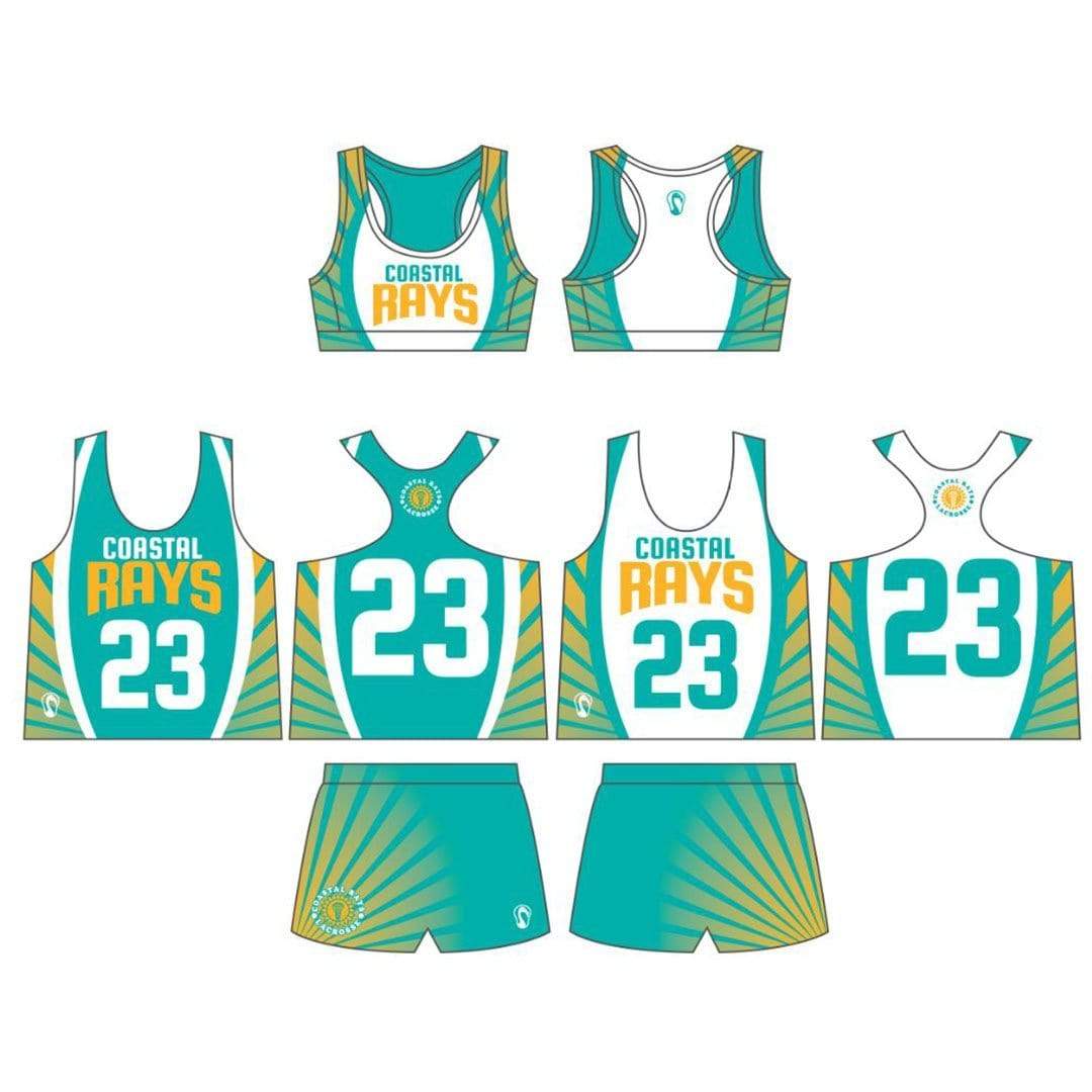 Coastal Rays Lacrosse Women's 3 Piece Uniform Set Signature Lacrosse