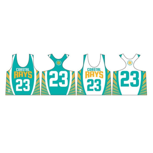 Coastal Rays Lacrosse Women's Performance Game Pinnie - Basic (Sold Separately):High School Signature Lacrosse