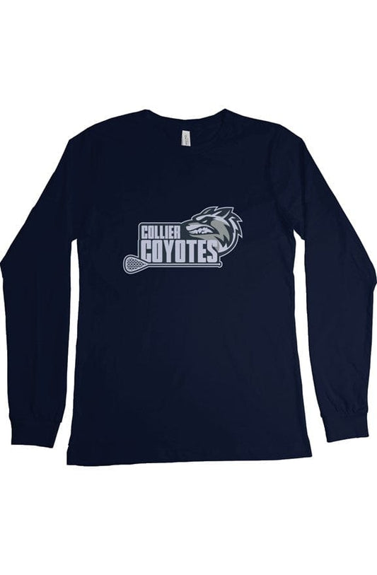 Collier County Lacrosse Adult Cotton Long Sleeve T-Shirt Signature Lacrosse