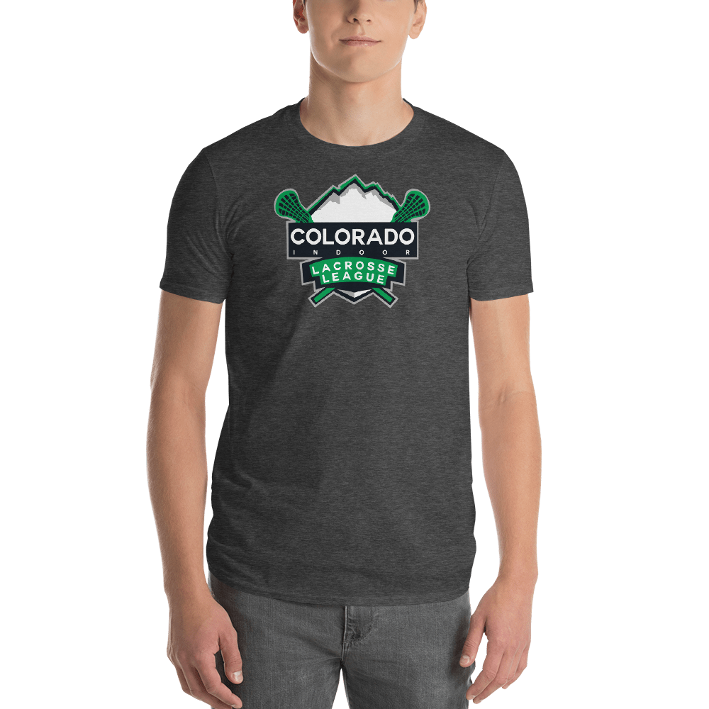 Colorado Indoor Lacrosse League Adult Premium Short Sleeve T -Shirt Signature Lacrosse