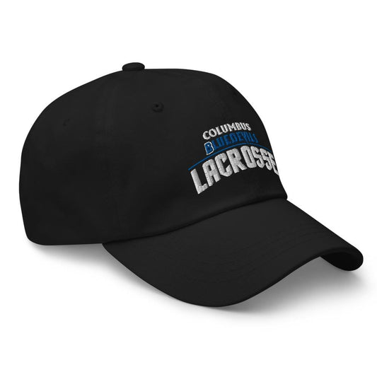 Columbus High Blue Devils Dad Hat Signature Lacrosse