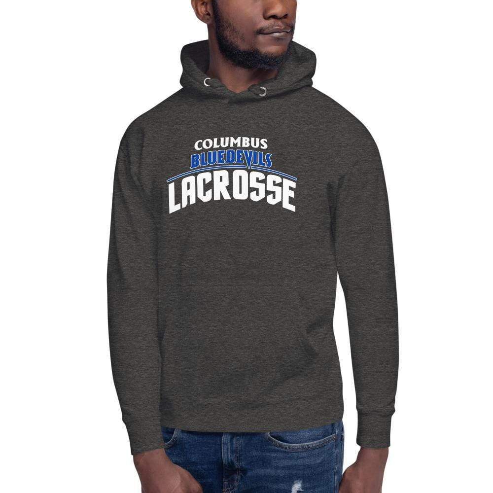 Columbus High Blue Devils Fleece Pullover Signature Lacrosse