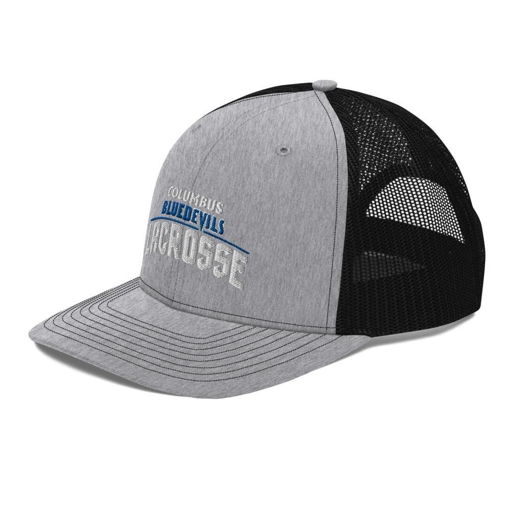 Columbus High Blue Devils Richardson Trucker Hat Signature Lacrosse