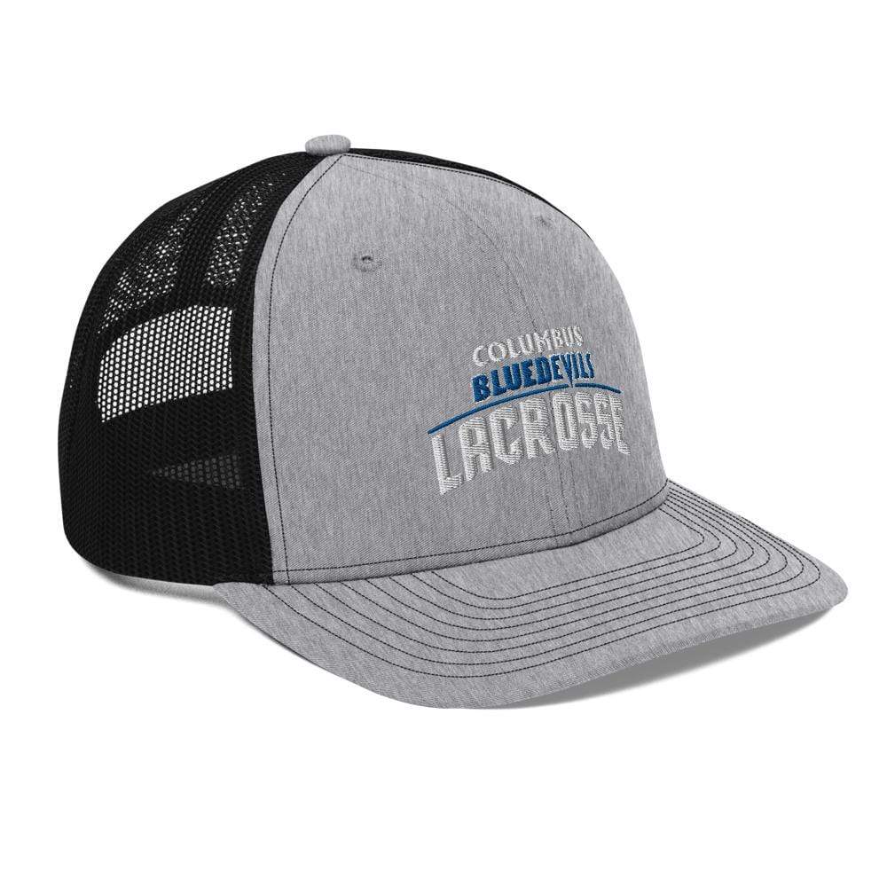 Columbus High Blue Devils Richardson Trucker Hat Signature Lacrosse