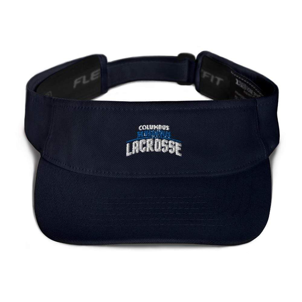 Columbus High Blue Devils Visor Signature Lacrosse