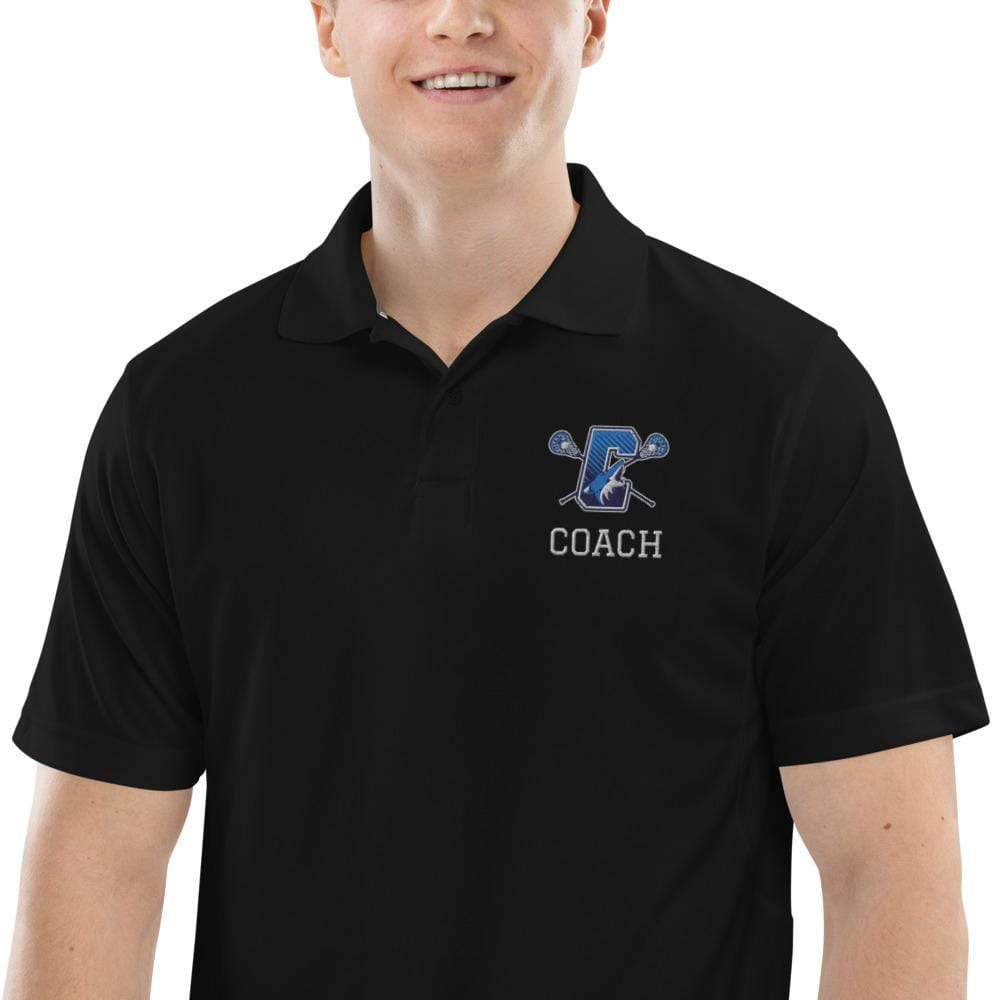 Coyotes Lacrosse Coach Performance Polo Signature Lacrosse