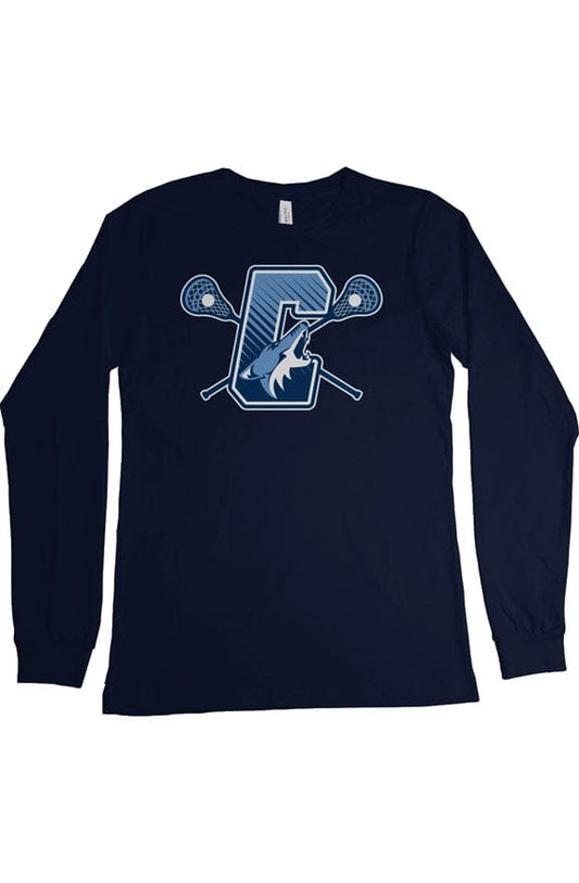 Coyotes Youth Lacrosse Adult Cotton Long Sleeve T-Shirt Signature Lacrosse
