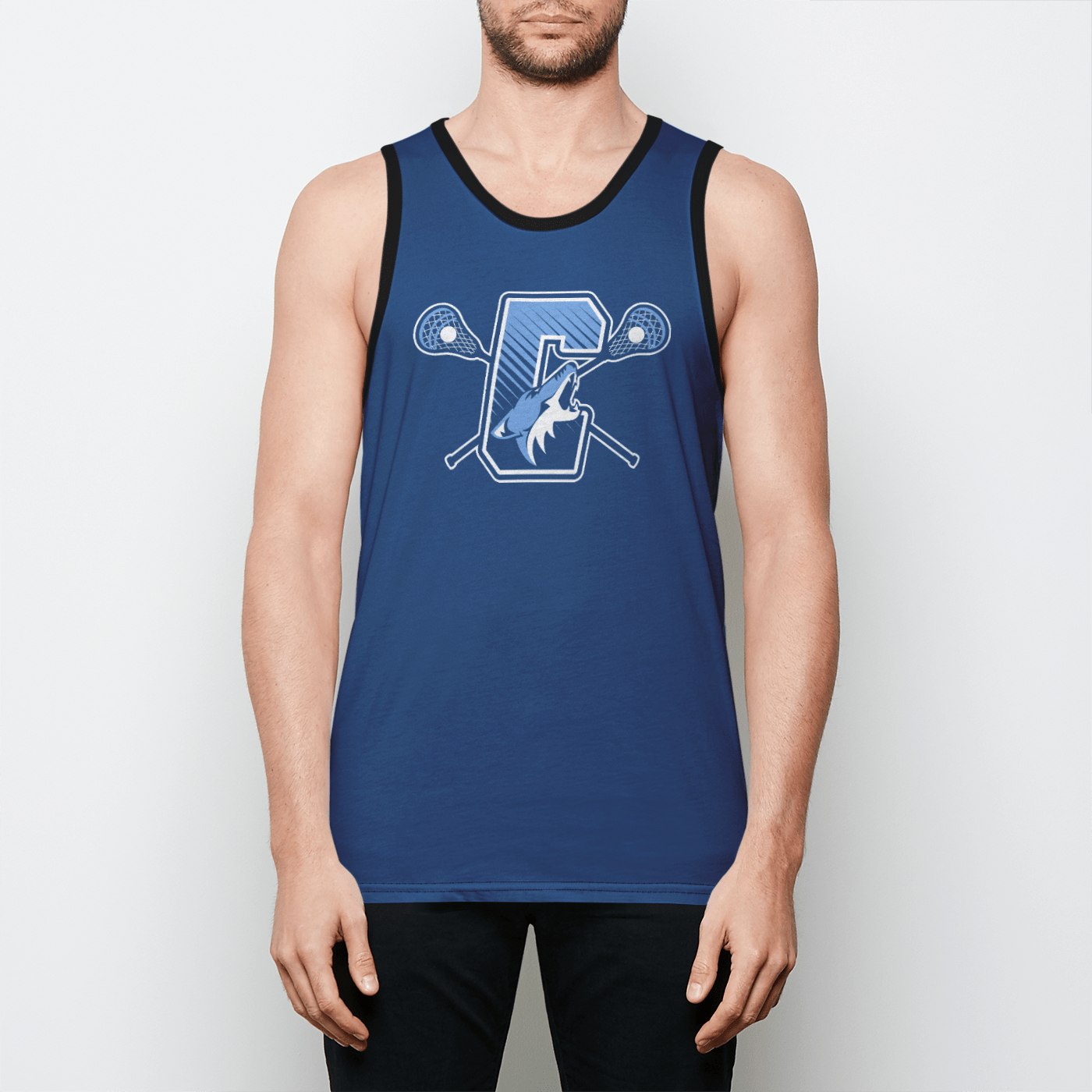 Coyotes Youth Lacrosse Adult Men's Tank Top Signature Lacrosse