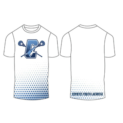 Coyotes Youth Lacrosse Women's Performance Short Sleeve Shooter Shirt  (Sold Seperately) Signature Lacrosse