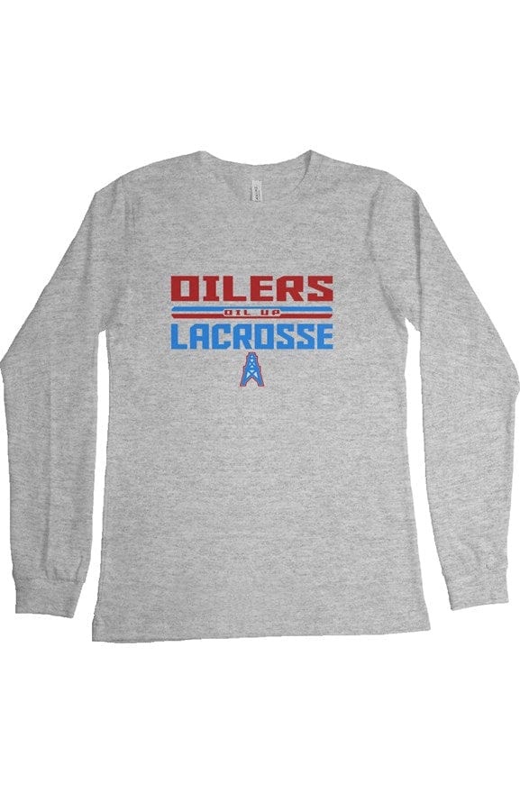 CT Oilers Lacrosse Adult Cotton Long Sleeve T-Shirt Signature Lacrosse