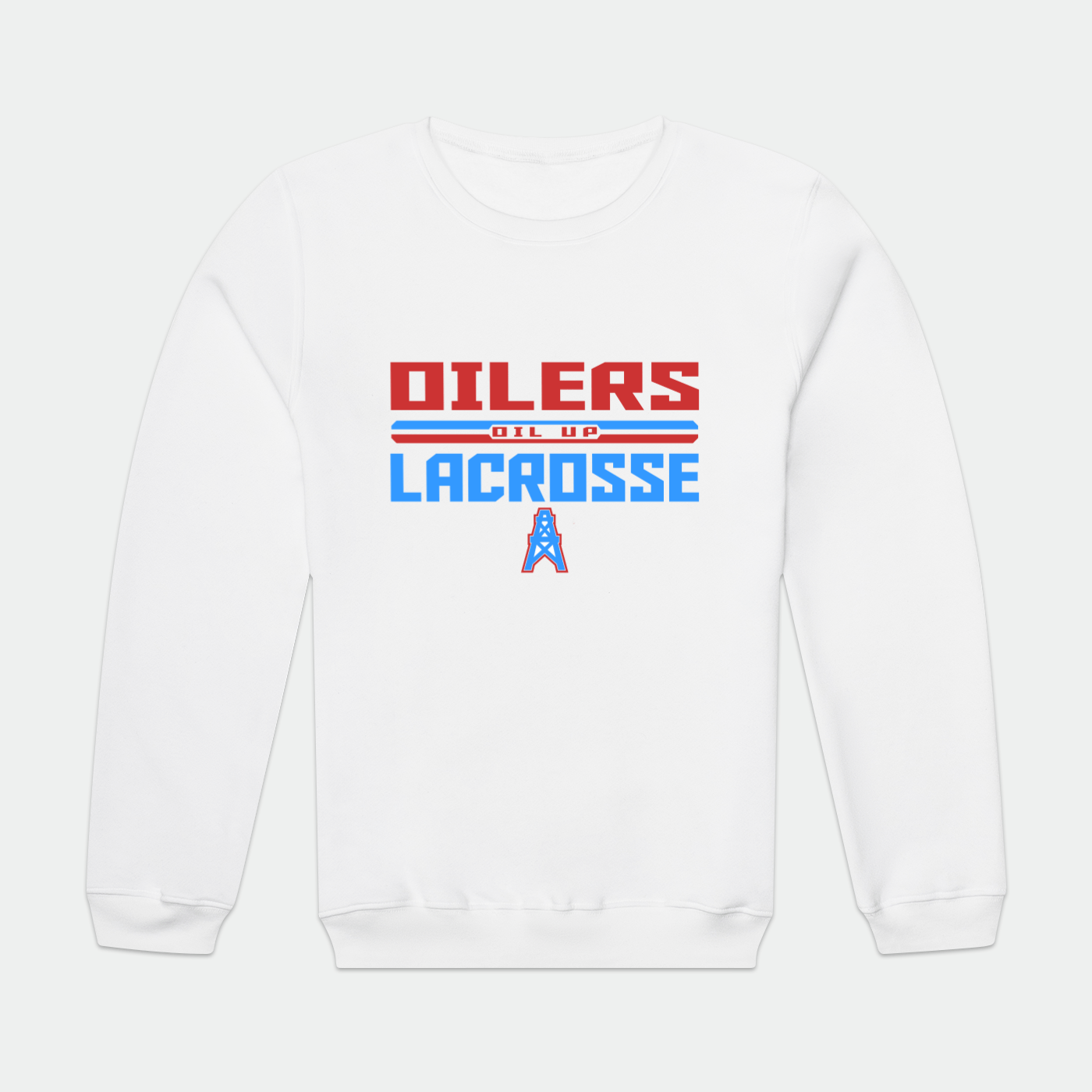 CT Oilers Lacrosse Adult Sport Sweatshirt Signature Lacrosse