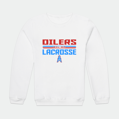 CT Oilers Lacrosse Adult Sport Sweatshirt Signature Lacrosse