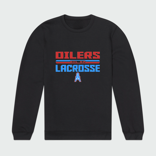 CT Oilers Lacrosse Adult Sport Sweatshirt Signature Lacrosse
