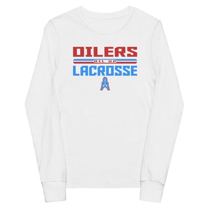 CT Oilers Lacrosse Youth Cotton Long Sleeve T-Shirt Signature Lacrosse
