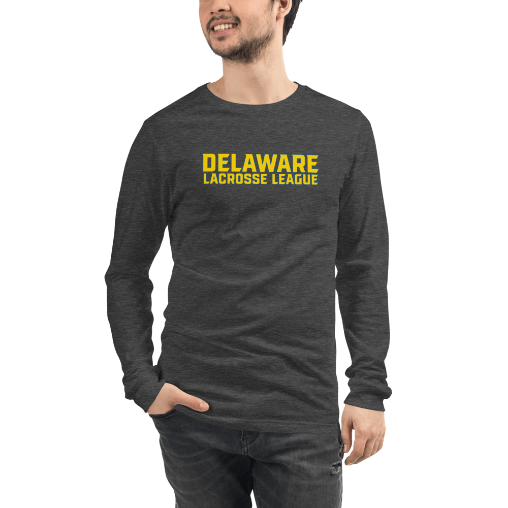 Delaware Lacrosse League Adult Premium Long Sleeve T -Shirt Signature Lacrosse