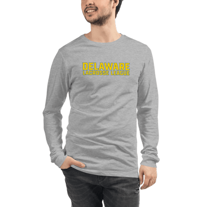 Delaware Lacrosse League Adult Premium Long Sleeve T -Shirt Signature Lacrosse