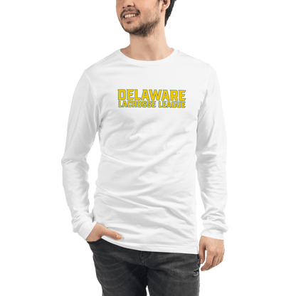 Delaware Lacrosse League Adult Premium Long Sleeve T -Shirt Signature Lacrosse