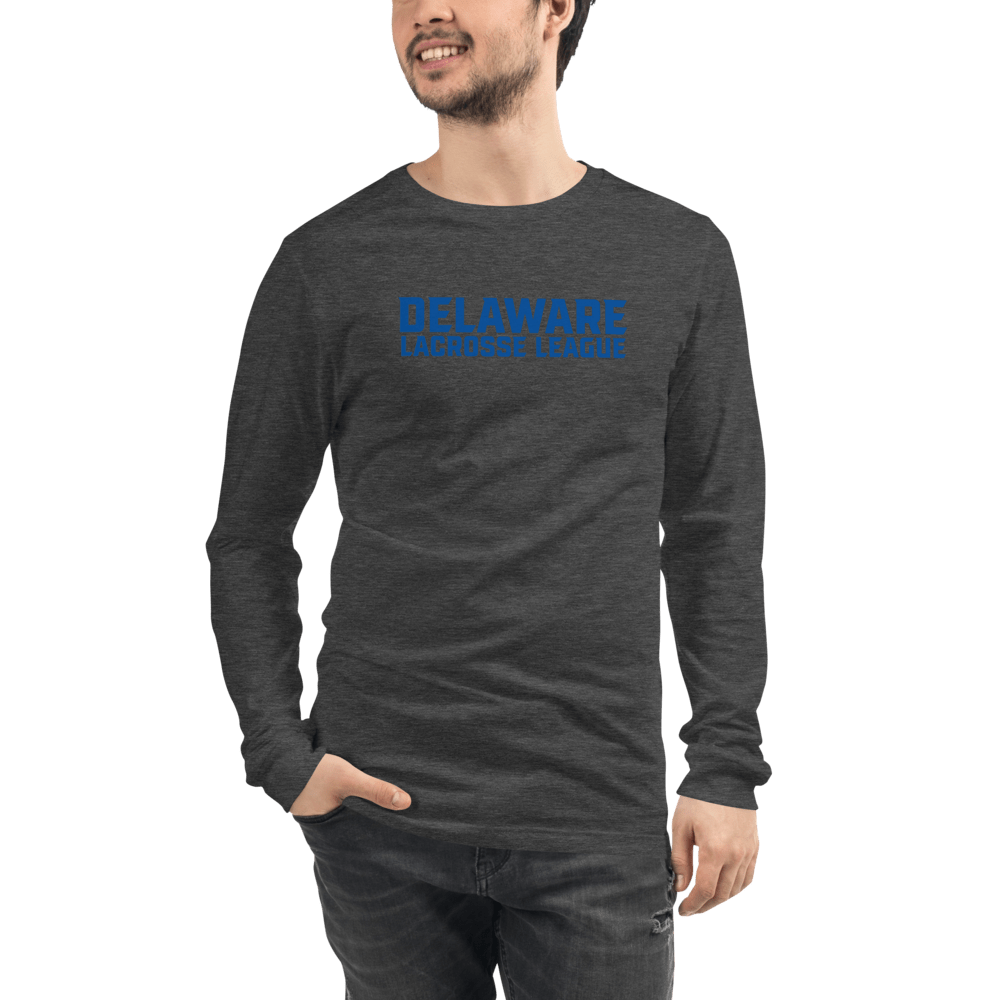 Delaware Lacrosse League Adult Premium Long Sleeve T -Shirt