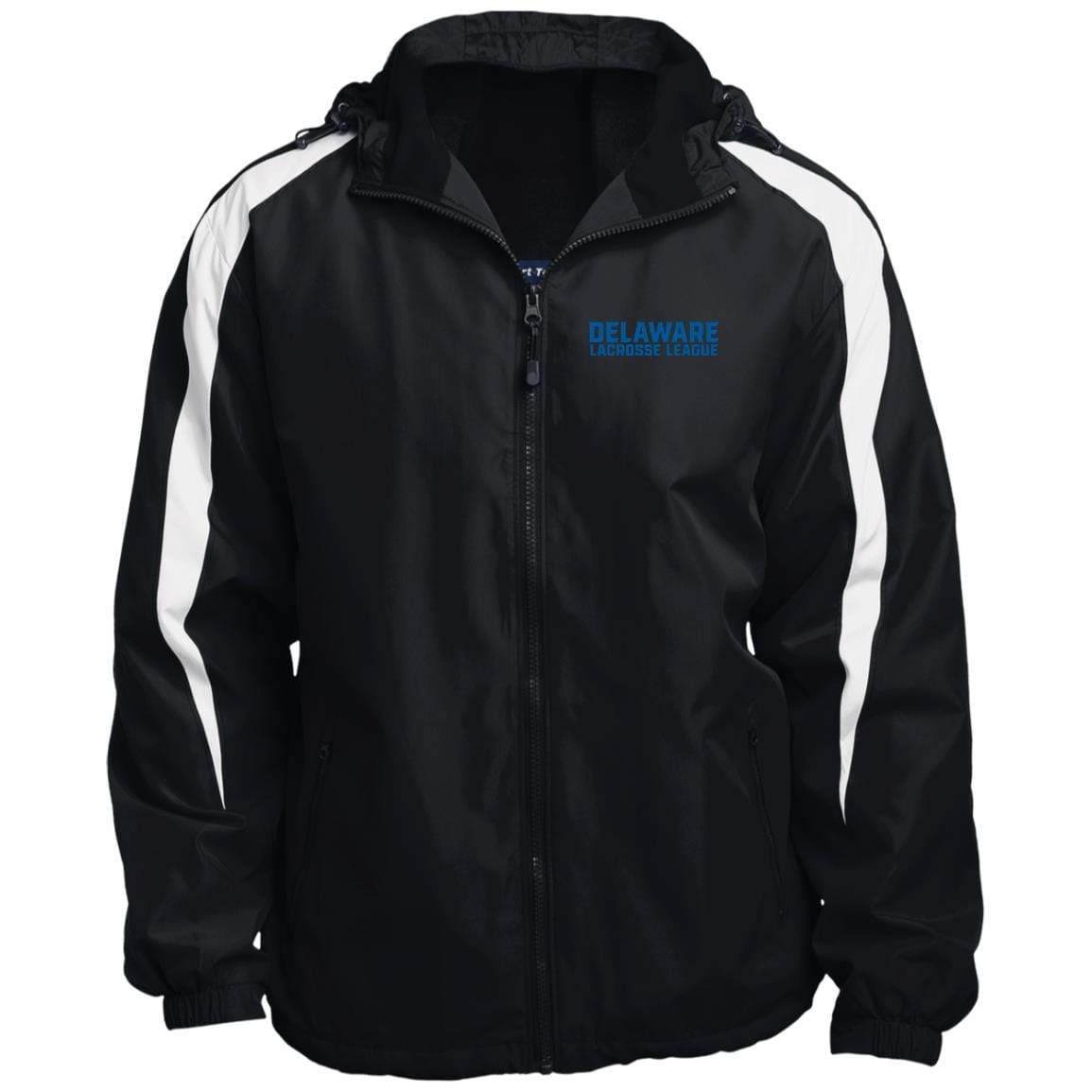 Delaware Lacrosse League Fleece Lined Hooded Premium Jacket Signature Lacrosse