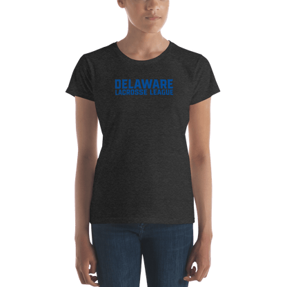 Delaware Lacrosse League Ladies Fitted Cotton Tee Signature Lacrosse