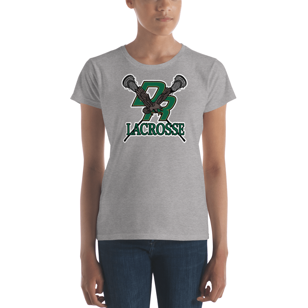 Dighton Rehoboth Lacrosse Ladies Fitted Cotton Tee Signature Lacrosse