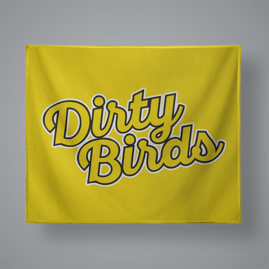 Dirty Birds Lacrosse Small Plush Throw Blanket Signature Lacrosse