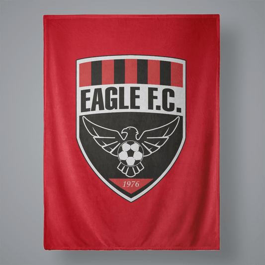 Eagle F.C. Large Plush Throw Blanket Signature Lacrosse