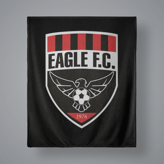 Eagle F.C. Small Plush Throw Blanket Signature Lacrosse