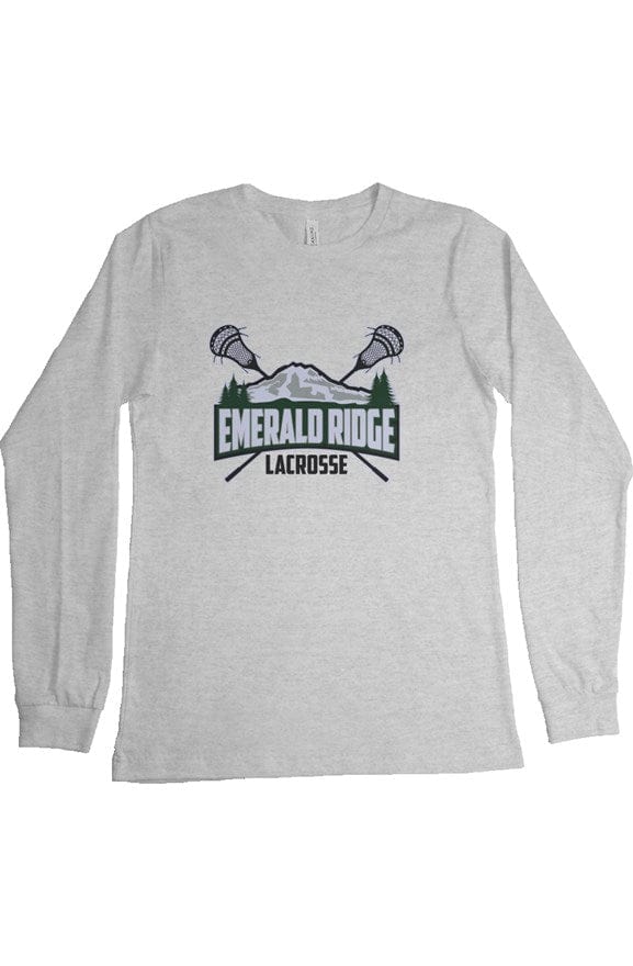 Emerald Ridge Lacrosse Adult Cotton Long Sleeve T-Shirt Signature Lacrosse